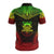 Tuvalu Custom Polo Shirt Tuvalu Coat Of Arms Polynesian Chief Tattoo Reggae Version - Polynesian Pride