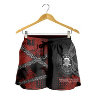 Tuvalu Polynesian Personalised Women's Shorts - Polynesian Chain Style - Polynesian Pride