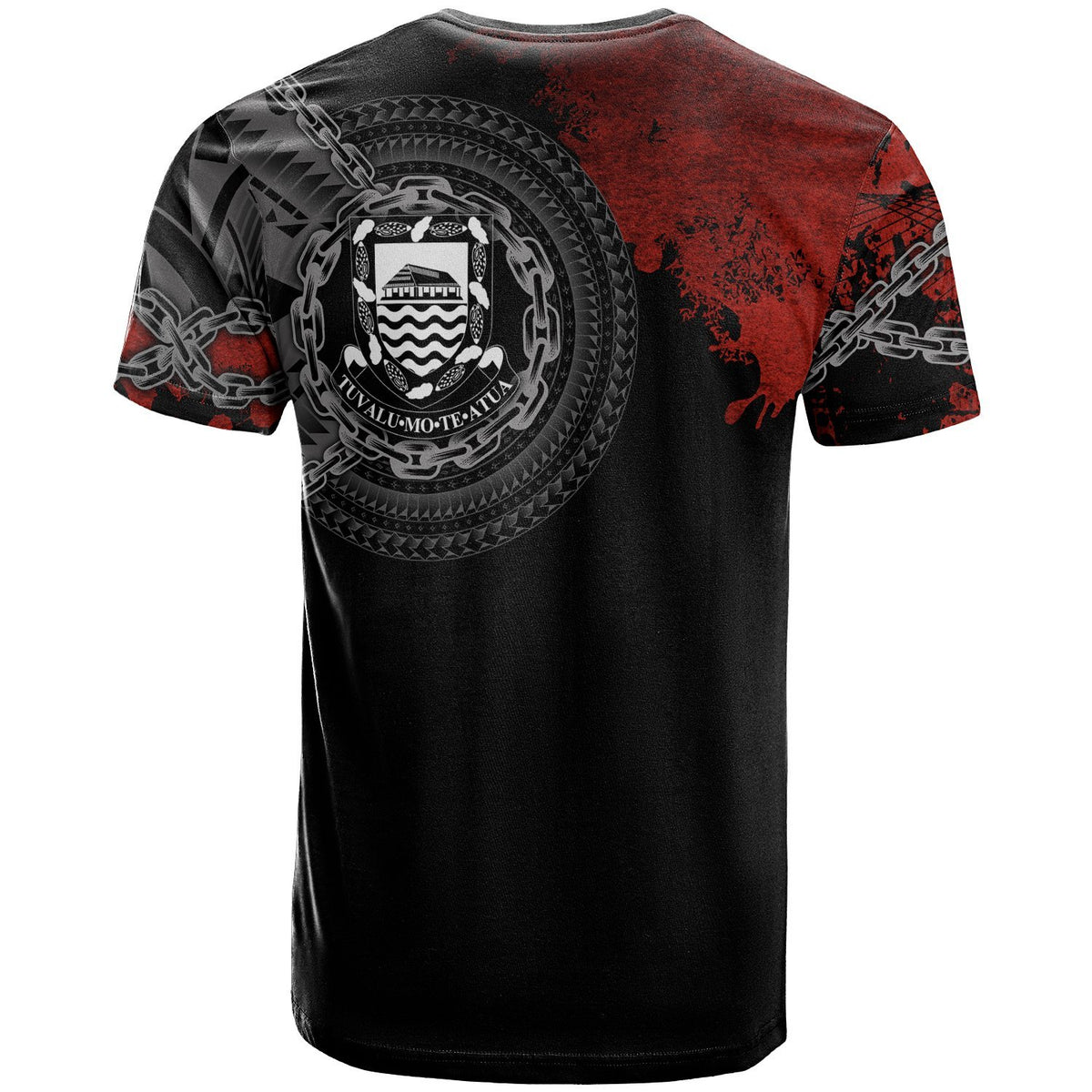 Tuvalu Polynesian T Shirt Polynesian Chain Style - Polynesian Pride