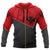 Kanaka Hawaii Zip up Hoodie Stroke Style Unisex Red - Polynesian Pride