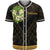 Vanuatu Baseball Shirt - Polynesian Gold Patterns Collection Unisex Black - Polynesian Pride