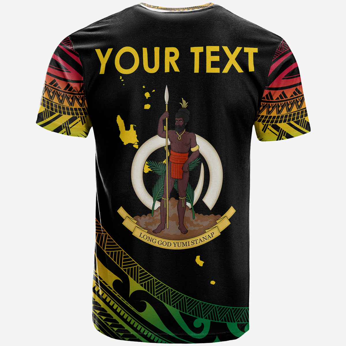 Custom Vanuatu T Shirt Proud To Be A Ni Van Polynesian Patterns LT7 - Polynesian Pride