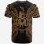 Vanuatu T Shirt Vanuatuan Coat of Arms Map Polynesian Tattoo Gold - Polynesian Pride