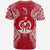 Vanuatu T Shirt Vanuatuan Coat of Arms Map Polynesian Tattoo Red White - Polynesian Pride