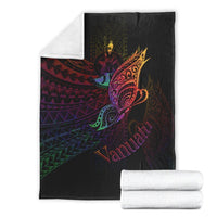 Vanuatu Premium Blanket - Butterfly Polynesian Style - Polynesian Pride