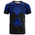 Vanuatu Custom T Shirt Polynesian Armor Style Blue Unisex Blue - Polynesian Pride