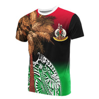 Vanuatu T Shirt Polynesian Palm Tree Flag Unisex Art - Polynesian Pride
