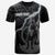 Vanuatu Custom T Shirt Vanuatuan Coat of Arms Lighting Thunder Unisex Black - Polynesian Pride