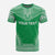Vanuatu Custom T Shirt Vanuatuan Coat of Arms Polynesian Chief Tattoo Green Version - Polynesian Pride