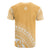 Vanuatu All Over T Shirt Vanuatuan Coat of Arms Polynesian Tribal Gold Version - Polynesian Pride