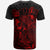 Vanuatu T Shirt Vanuatuan Coat of Arms Turtle Hibiscus Red - Polynesian Pride