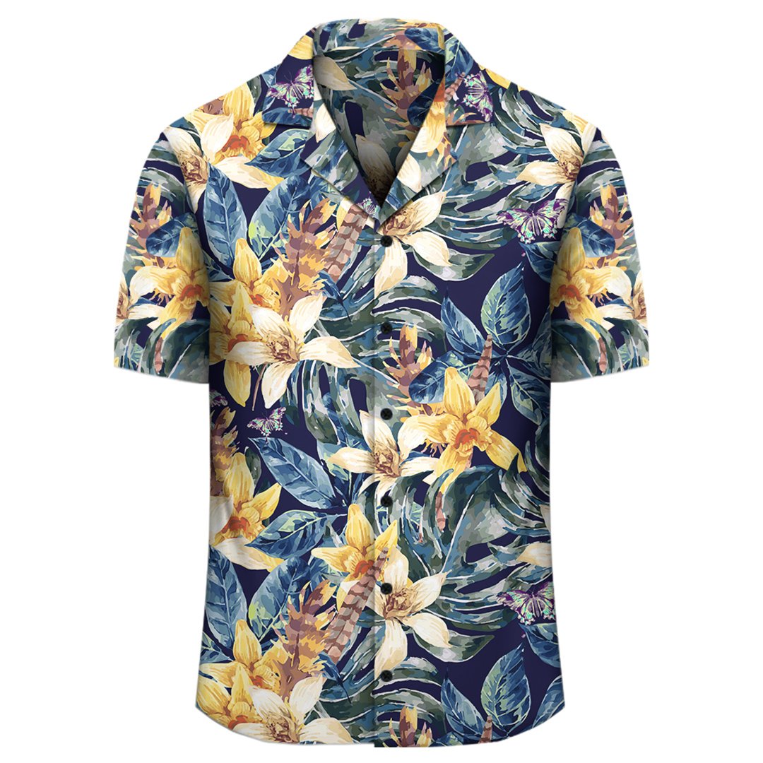 Vintage Floral Hawaiian Shirt - Polynesian Pride