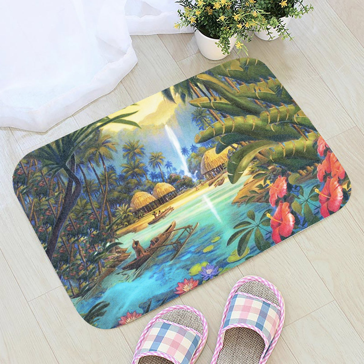 Vintage Village Door Mat AH - Polynesian Pride