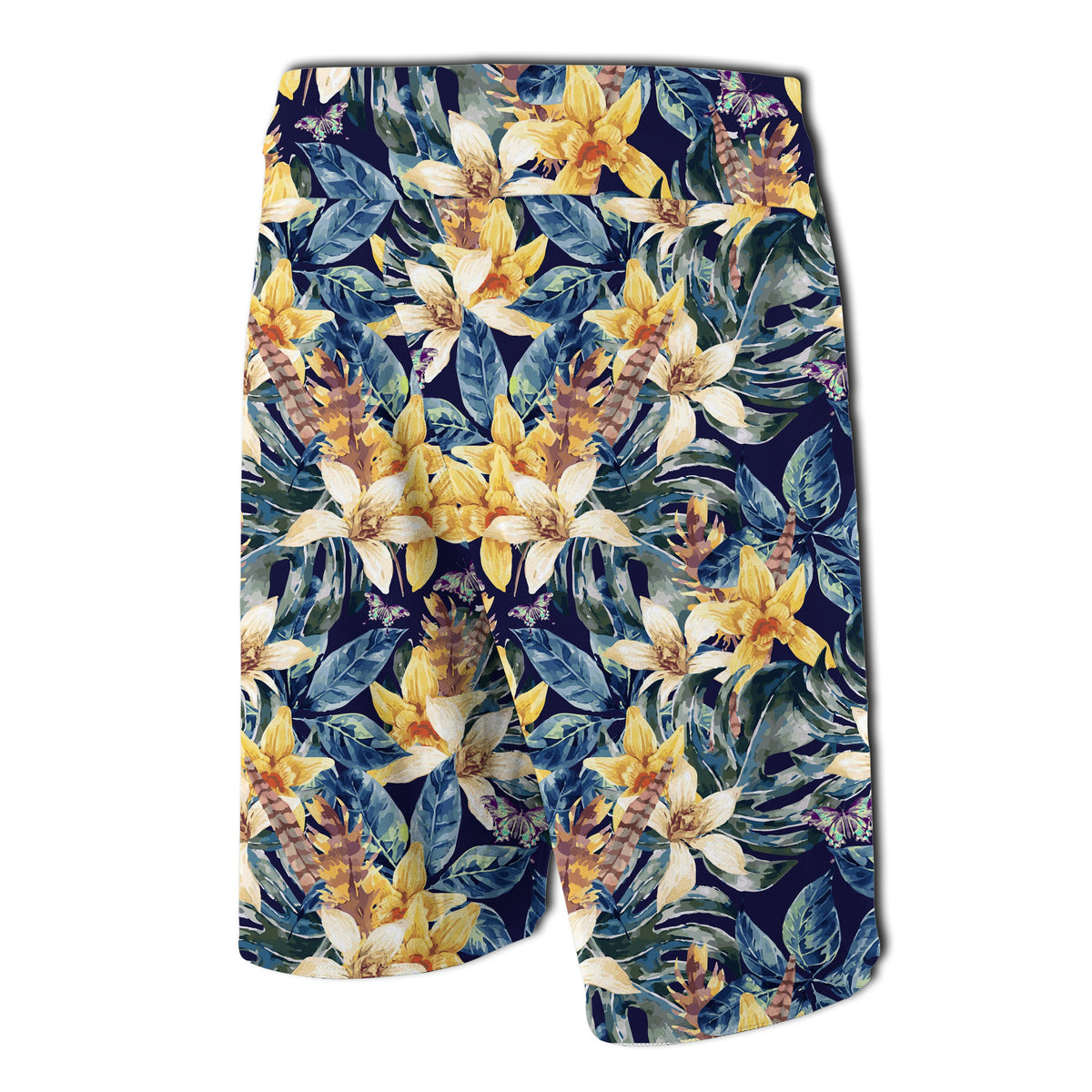 Vintage Floral Board Shorts - Polynesian Pride