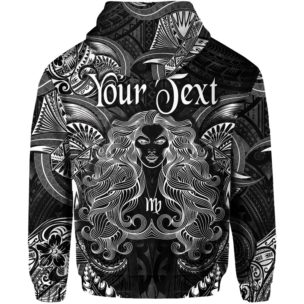 Custom Virgo Zodiac Polynesian Hoodie Unique Style Black LT8 - Polynesian Pride