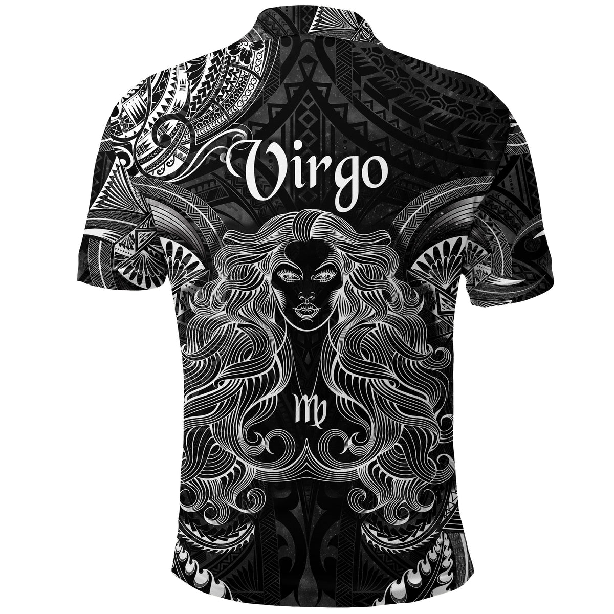 Virgo Zodiac Polynesian Polo Shirt Unique Style Black LT8 - Polynesian Pride