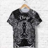 Virgo Zodiac Polynesian T Shirt Unique Style Black LT8 - Polynesian Pride