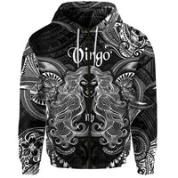 Virgo Zodiac Polynesian Zip Hoodie Unique Style Black LT8 - Polynesian Pride