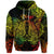 Virgo Zodiac Polynesian Zip Hoodie Unique Style Reggae LT8 Reggae - Polynesian Pride