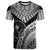 Chuuk T Shirt White Polynesian Necklace and Lauhala Unisex Art - Polynesian Pride