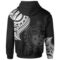 Samoa Custom Hoodie Samoan Tatau Patterns - Polynesian Pride