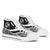 Tonga High Top Shoes White - Polynesian Tentacle Tribal Pattern Unisex White - Polynesian Pride