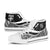 Fiji High Top Shoes White - Polynesian Tentacle Tribal Pattern - Polynesian Pride