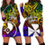 Wallis and Futuna Women Hoodie Dress - Rainbow Polynesian Pattern Rainbow - Polynesian Pride