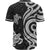 Palau Baseball Shirt - White Tentacle Turtle - Polynesian Pride