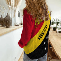 (Custom Personalised) Papua New Guinea Women Casual Shirt Simple LT13 - Polynesian Pride