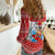 Custom Personalised Hawaii Christmas Women Casual Shirt Surfing Santa Mele Kalikimaka Polynesian LT14 - Polynesian Pride