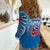 Samoa Rugby Women Casual Shirt Toa Samoa Polynesian Pacific Blue Version LT14 - Polynesian Pride