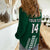 (Custom Text And Number) Hawaii Football Women Casual Shirt Kakau Rainbow Warriors Helmet LT14 - Polynesian Pride