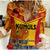 Papua New Guinea Rugby Women Casual Shirt PNG Kumuls Bird Of Paradise Yellow LT14 Female Yellow - Polynesian Pride