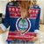 (Custom Personalised) Guam Christmas Women Casual Shirt Guaman Seal Polynesian Felis Pusgua LT14 Female Blue - Polynesian Pride