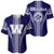 Hawaii Baseball Jersey - Waiakea High Baseball Jersey Shirt AH Blue - Polynesian Pride