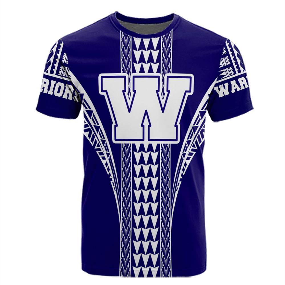 Hawaii Waiakea High T Shirt - Polynesian Pride