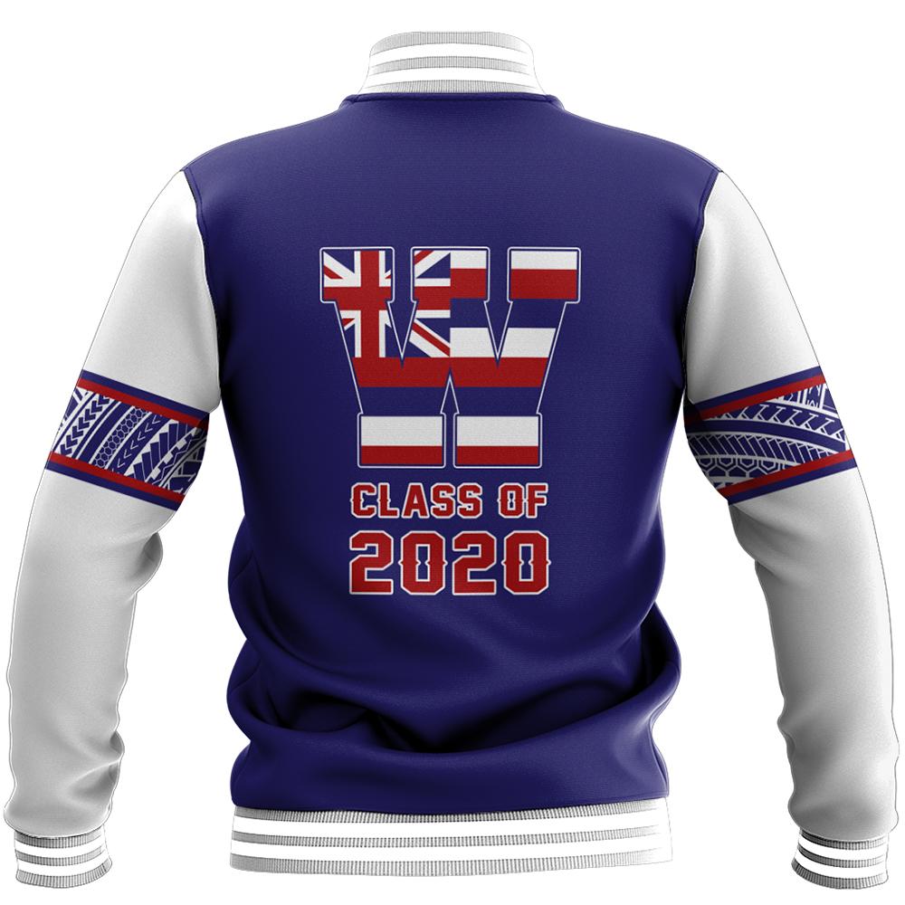 (Personalized) Hawaii Baseball Jacket - Waianae High Custom Your Class Baseball Jacket - AH - Polynesian Pride