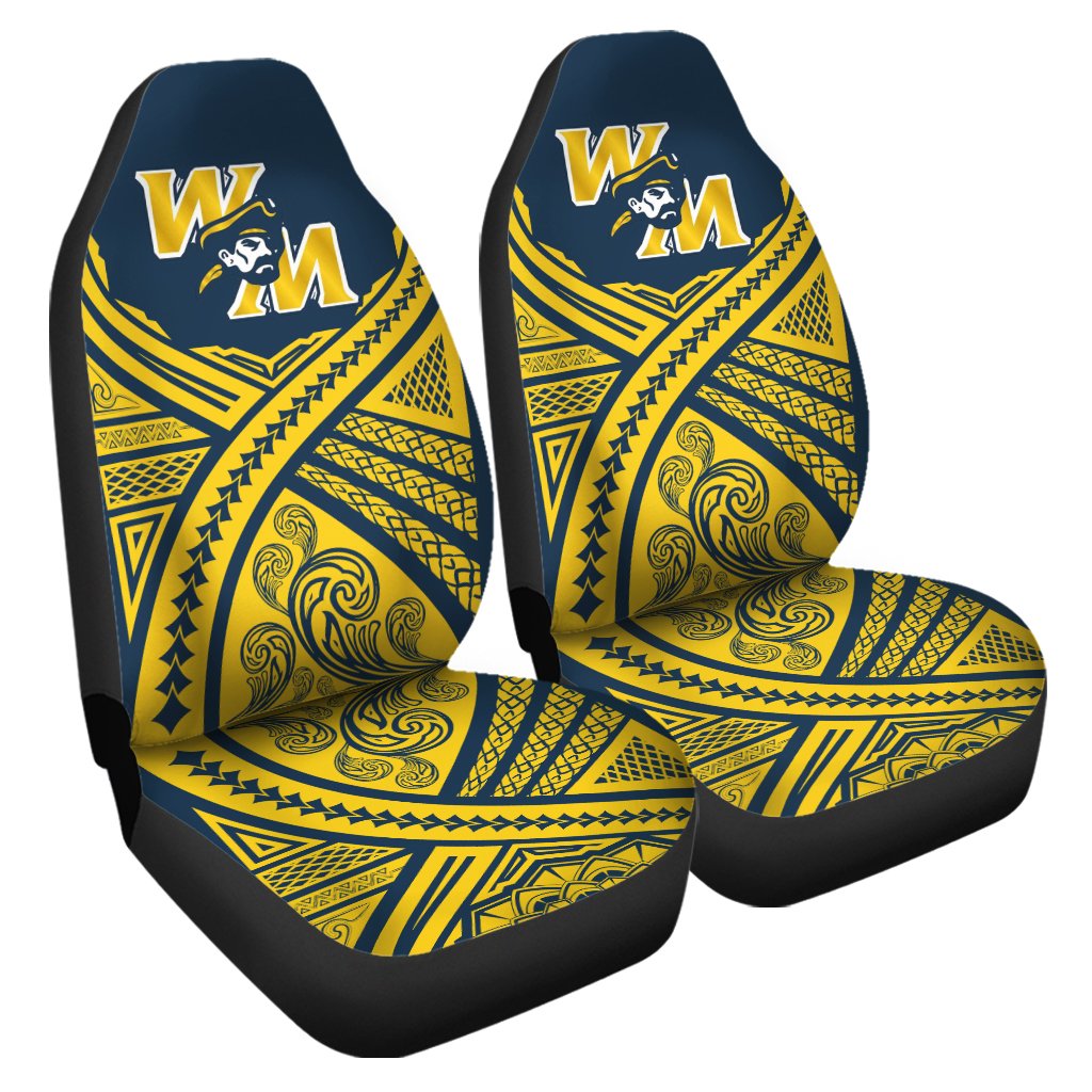 Hawaii Car Seat Cover - Waipahu High Car Seat Cover - AH Universal Fit Blue - Polynesian Pride