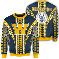 Hawaii - Waipahu High Sweatshirt - AH Unisex Blue - Polynesian Pride