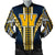 Hawaii Bomber Jacket - Waipahu High Bomber Jacket AH Blue Unisex - Polynesian Pride