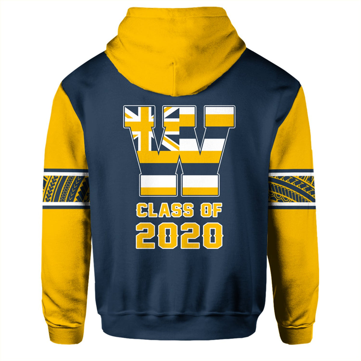Custom Hawaii Hoodie Waipahu High Custom Your Class Pullover Hoodie - Polynesian Pride