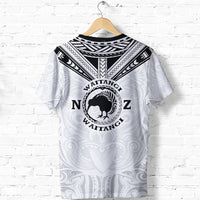 New Zealand Maori T Shirt Waitangi Day White - Polynesian Pride