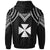 Wallis and Futuna Custom Hoodie Polynesian Armor Style Black - Polynesian Pride