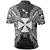 Wallis and Futuna Polo Shirt Wallis and Futuna Coat Of Arms Map Polynesian Tattoo Black - Polynesian Pride