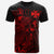 Wallis and Futuna T Shirt Wallis and Futuna Coat of Arms Turtle Hibiscus Red Unisex Red - Polynesian Pride