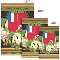 Wallis and Futuna Area Rug - Polynesian Gold Patterns Collection - Polynesian Pride