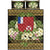 Wallis and Futuna Quilt Bed Set - Polynesian Gold Patterns Collection