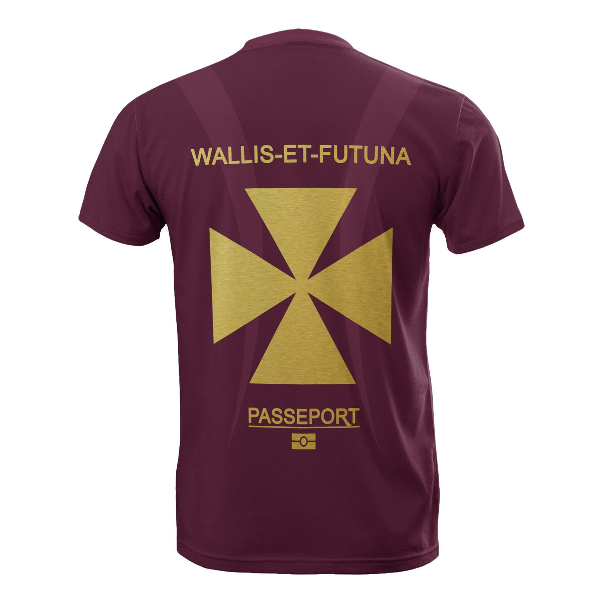 Wallis and Futuna All Over Print T Shirt Wallis Et Futuna Passeport - Polynesian Pride