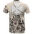 Wallis and Futuna T Shirt Wallis and Futuna Coat of Arms Beige Hibiscus - Polynesian Pride